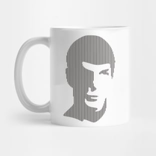 Illustration Of Cristiano Ronaldo Face Mug